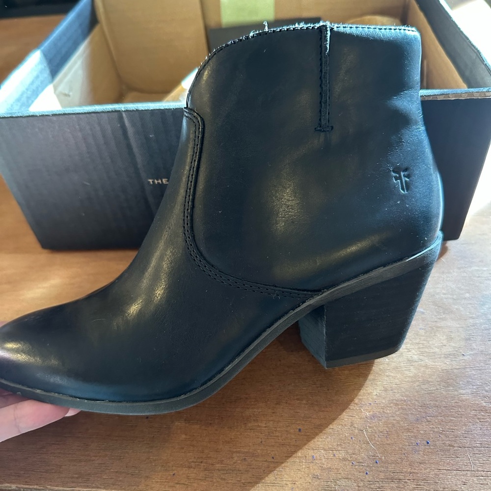 Frye Black Ankle Booties - Picture 5 of 9